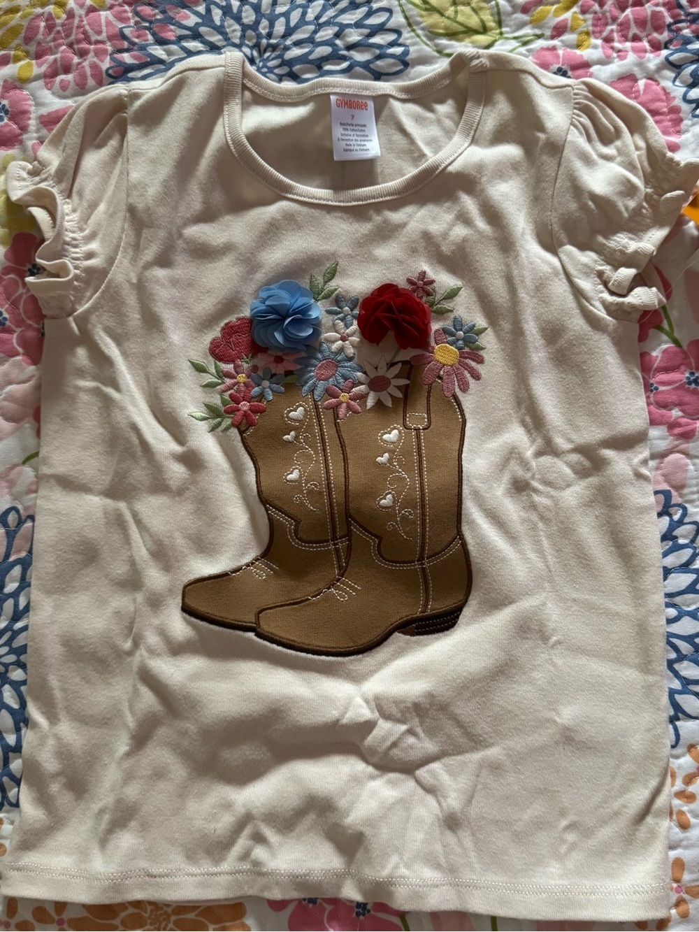 NWT size 7 Gymboree embroidered girls t-shirt